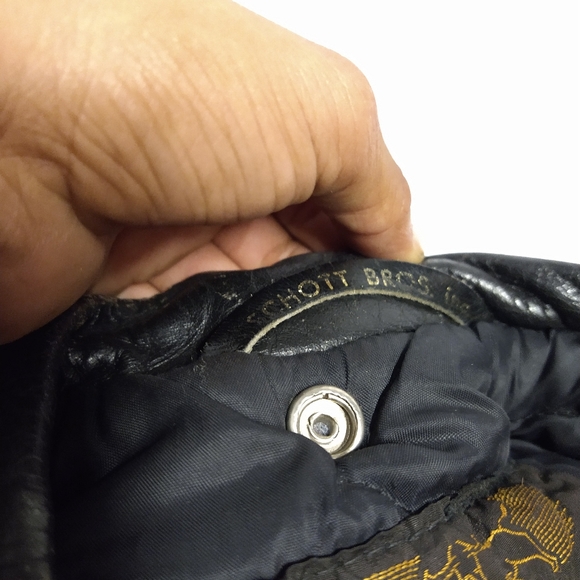 Vintage 60s Schott Bros Steerhide Handcut Perfecto Motorcycle Jacket 36 no belt - Picture 11 of 16